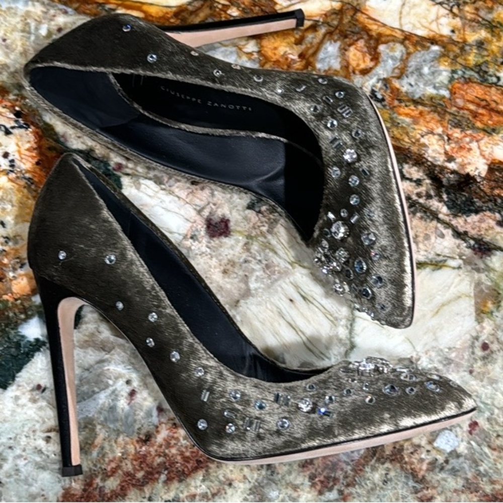 Giuseppe ZANOTTI Jewelled Stiletto Pumps NIB! 8.5 $825 VIDEO! Verdiana Bisonte